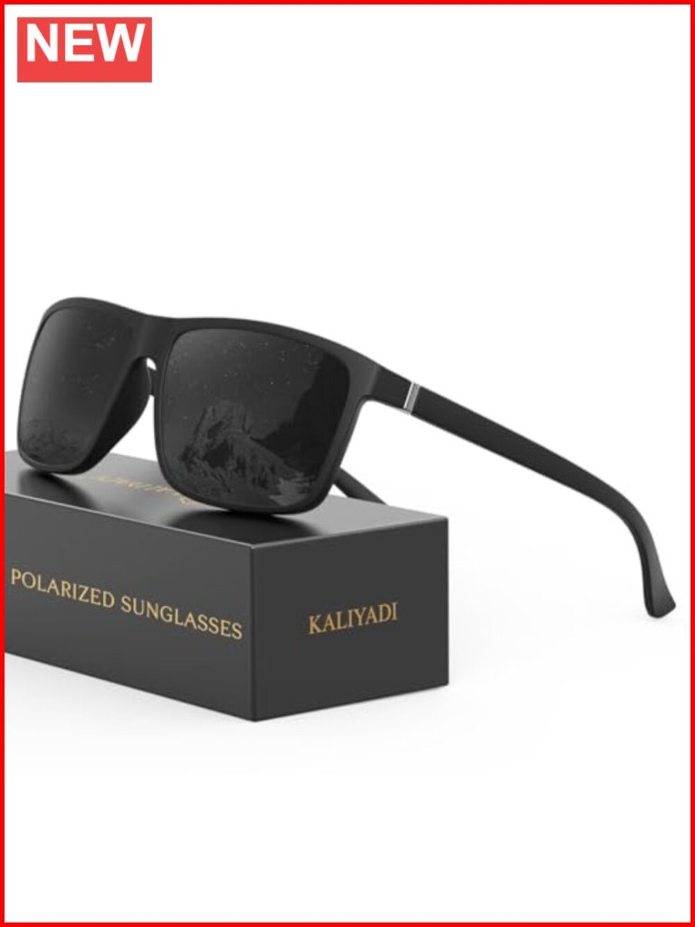 Polarized Sunglasses Rectangular UV400 Protection Driving Fishing
